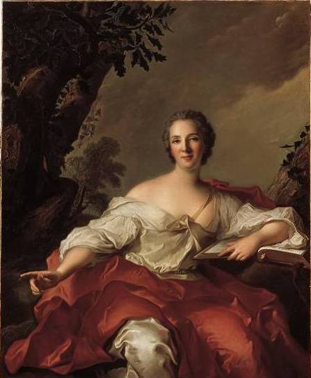 Jean Marc Nattier Portrait of Madame Geoffrin